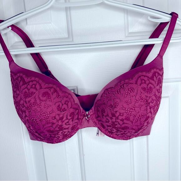 Body by Victoria Secret lined demi underwire mauve bra 34D - Picture 1 of 6